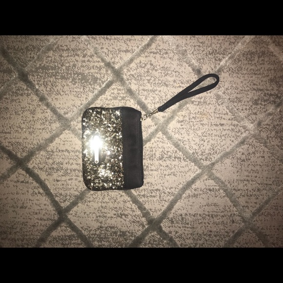 Express Wristlet - Black & Gold Sequin - Picture 4 of 4